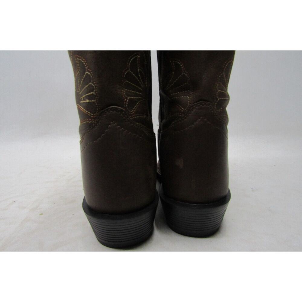 Masterson Little Kids Youth Size 13.5 M Brown Leather Western Cowboy Boots - Picture 8 of 11